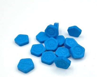 Blue Bliss Pellets 80mg 5MAPB / 20mg 2FMA / 2mg 5-MeO-MiPT