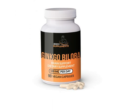 Body Supplements - Ginkgo Biloba Vega Caps 60mg (90 pieces)